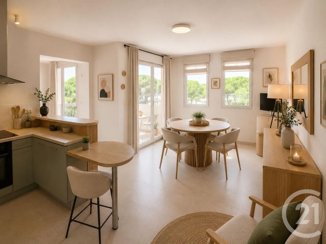 Appartement à vendre - 3 pièces - 50.62 m2 - LA GRANDE MOTTE - 34 - LANGUEDOC-ROUSSILLON - Century 21 Rouvière Immobilier