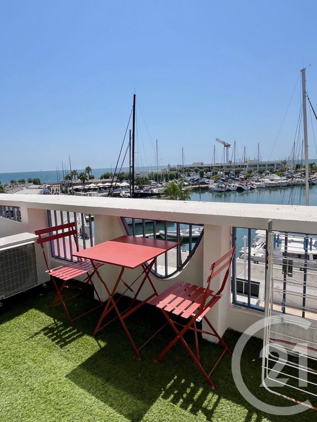 Appartement Studio à louer - 1 pièce - 27.83 m2 - LA GRANDE MOTTE - 34 - LANGUEDOC-ROUSSILLON - Century 21 Rouvière Immobilier